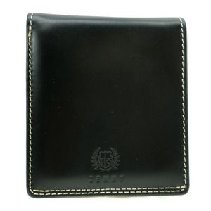Other Zenny Leather Bifold Wallet Black Leather Short Wallet
